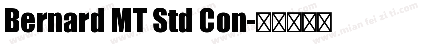 Bernard MT Std Con字体转换